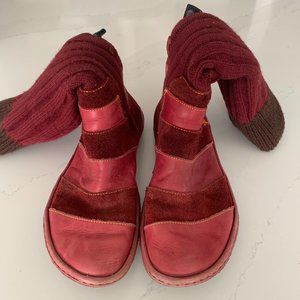 The Art Company Vintage Tall Sock Pink Boots   -  size UE: 40 / USA: 7